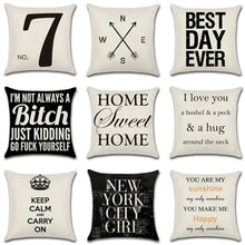 Load image into Gallery viewer, writing pillow case