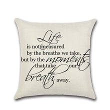 Load image into Gallery viewer, writing pillow case